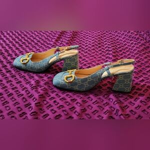 Gucci jean heels